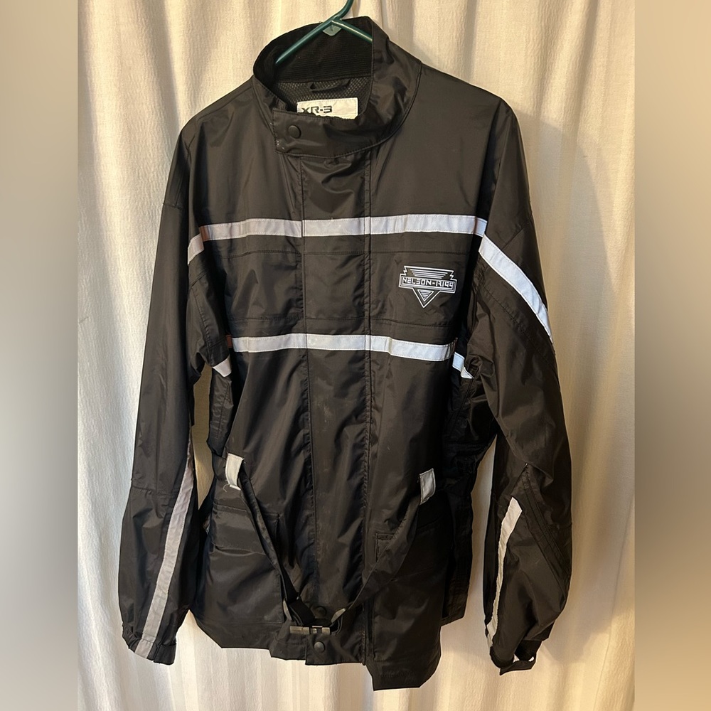Jacket: xr-3 nelson rigg waterproof biker ventilated raincoat motorcycle xl